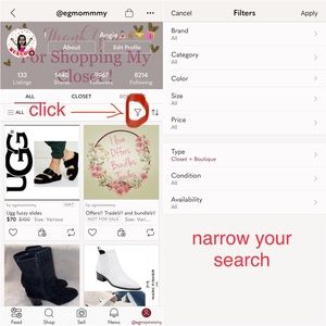 SHOPPING MADE EASY Narrow Your Search